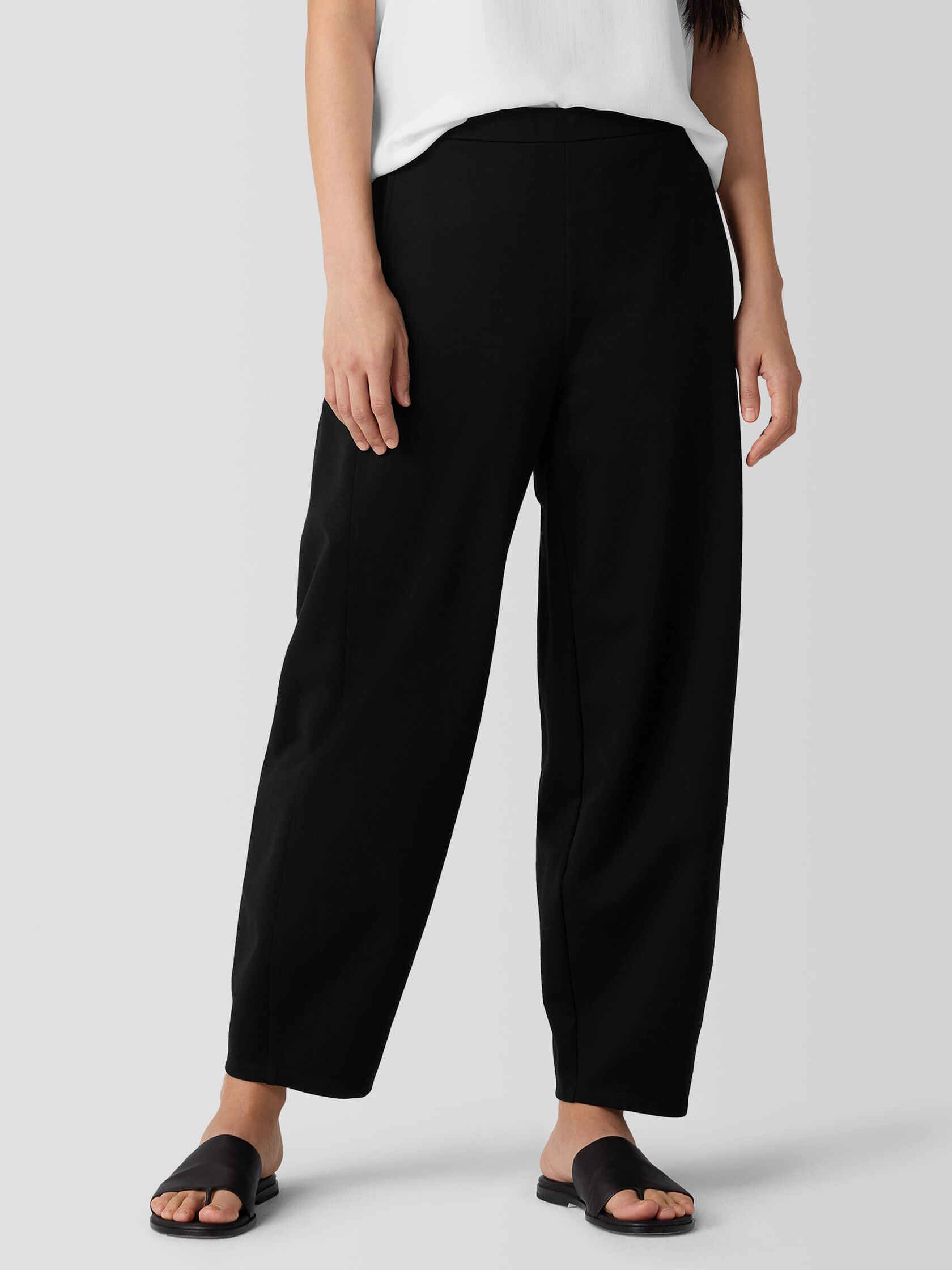 Washable Flex Ponte Curved Lantern Pant