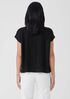 Organic Linen Jersey V-Neck Tee