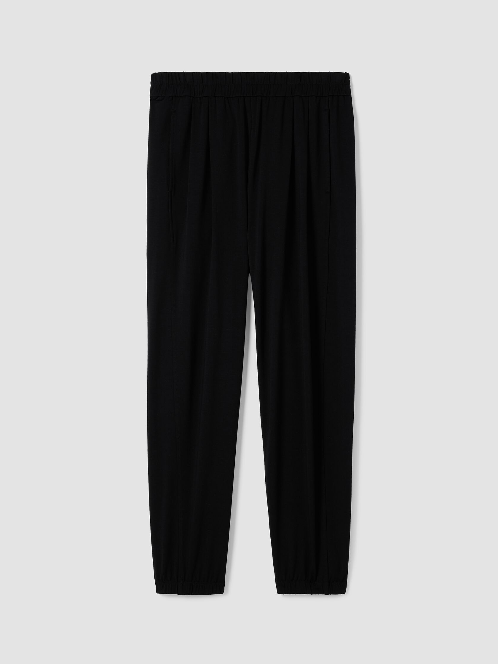 Stretch Jersey Knit Lantern Jogger Pant