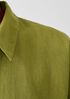 Organic Cotton Crepe Short-Sleeve Shirt