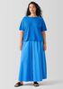 Organic Linen Cotton Jewel Neck Top