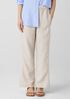 Organic Linen Wide-Leg Trouser Pant