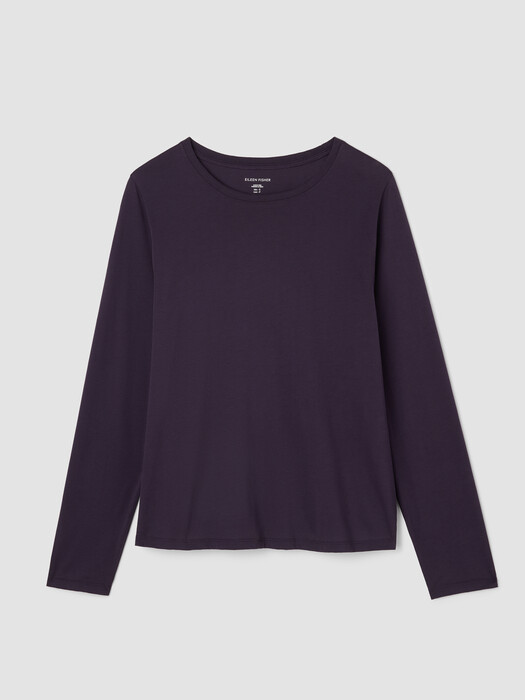 Organic Pima Cotton Jersey Long-Sleeve Tee