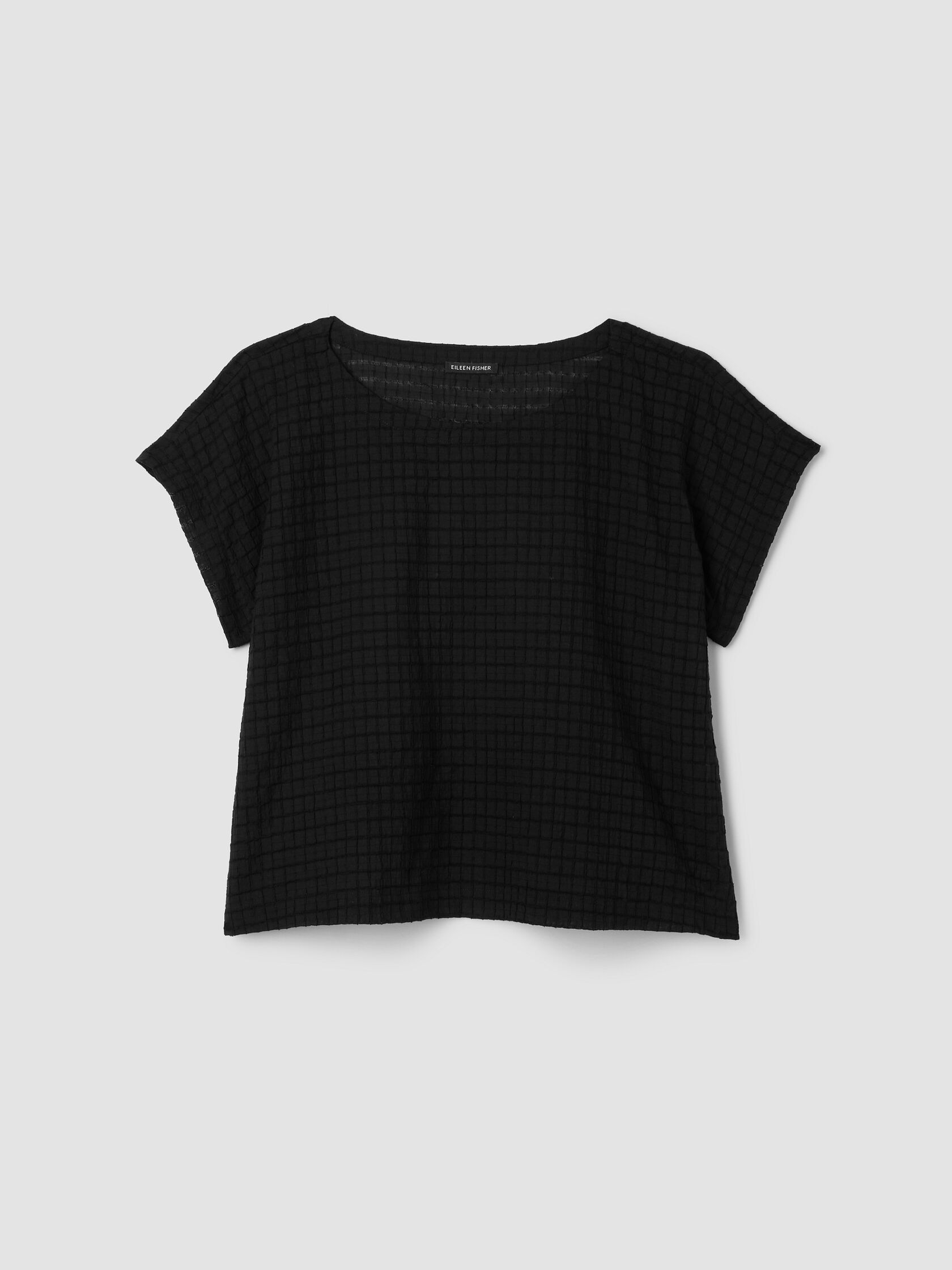 Organic Cotton Voile Box Square Top