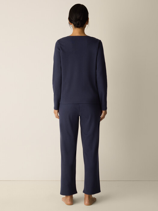 Organic Cotton Rib Sleep Set