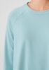 Cozy Brushed Terry Hug Raglan-Sleeve Top