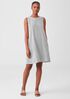 Organic Cotton Linen Ticking Stripe Dress