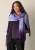 Watercolor Transitional Silk Scarf