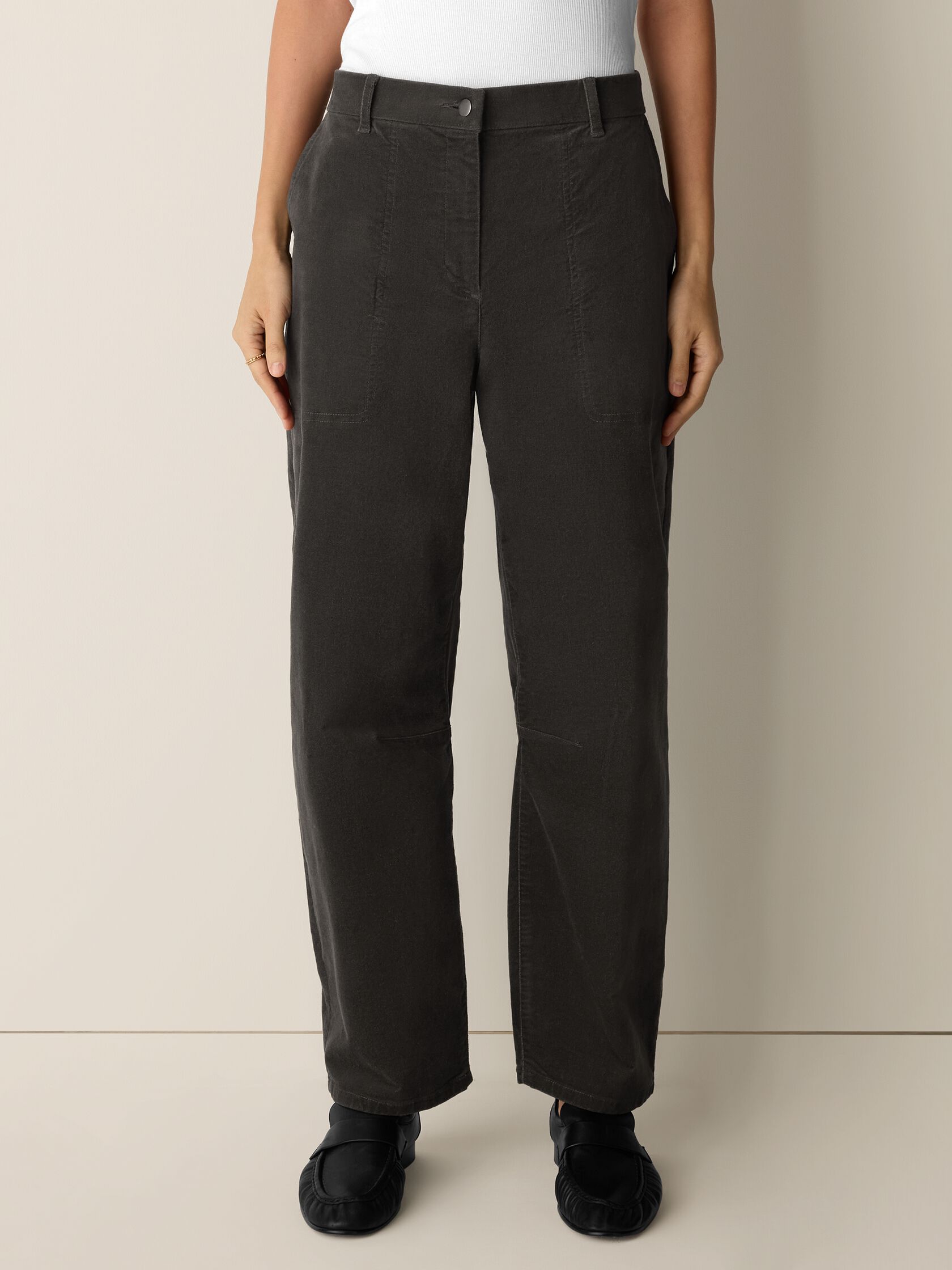 Brushed Organic Cotton Arch Pant