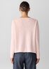 Organic Linen Cotton Slub Bateau Neck Top