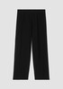 Washable Stretch Crepe Straight Pant with Yoke