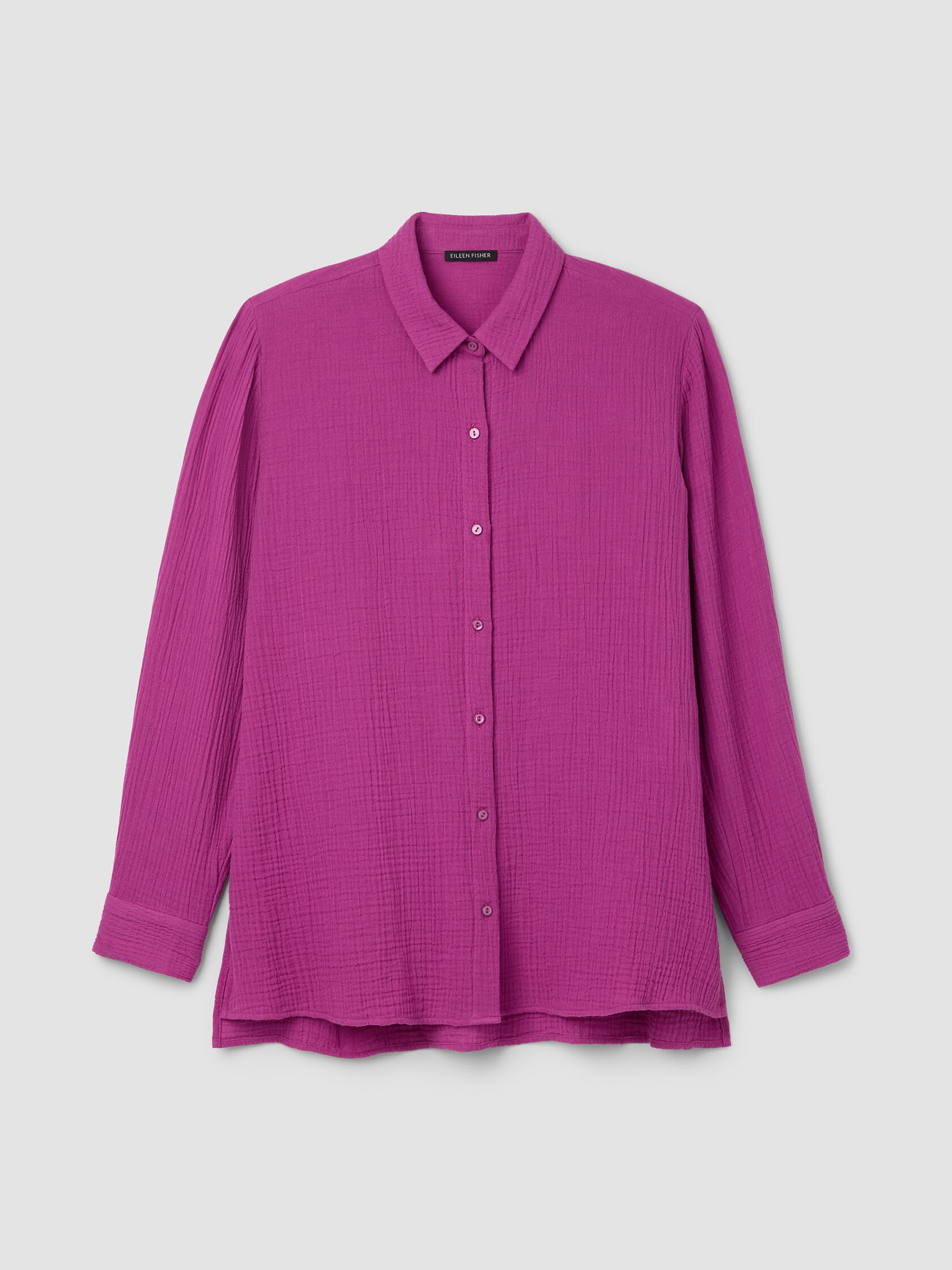 Organic Cotton Lofty Gauze Classic Collar Shirt