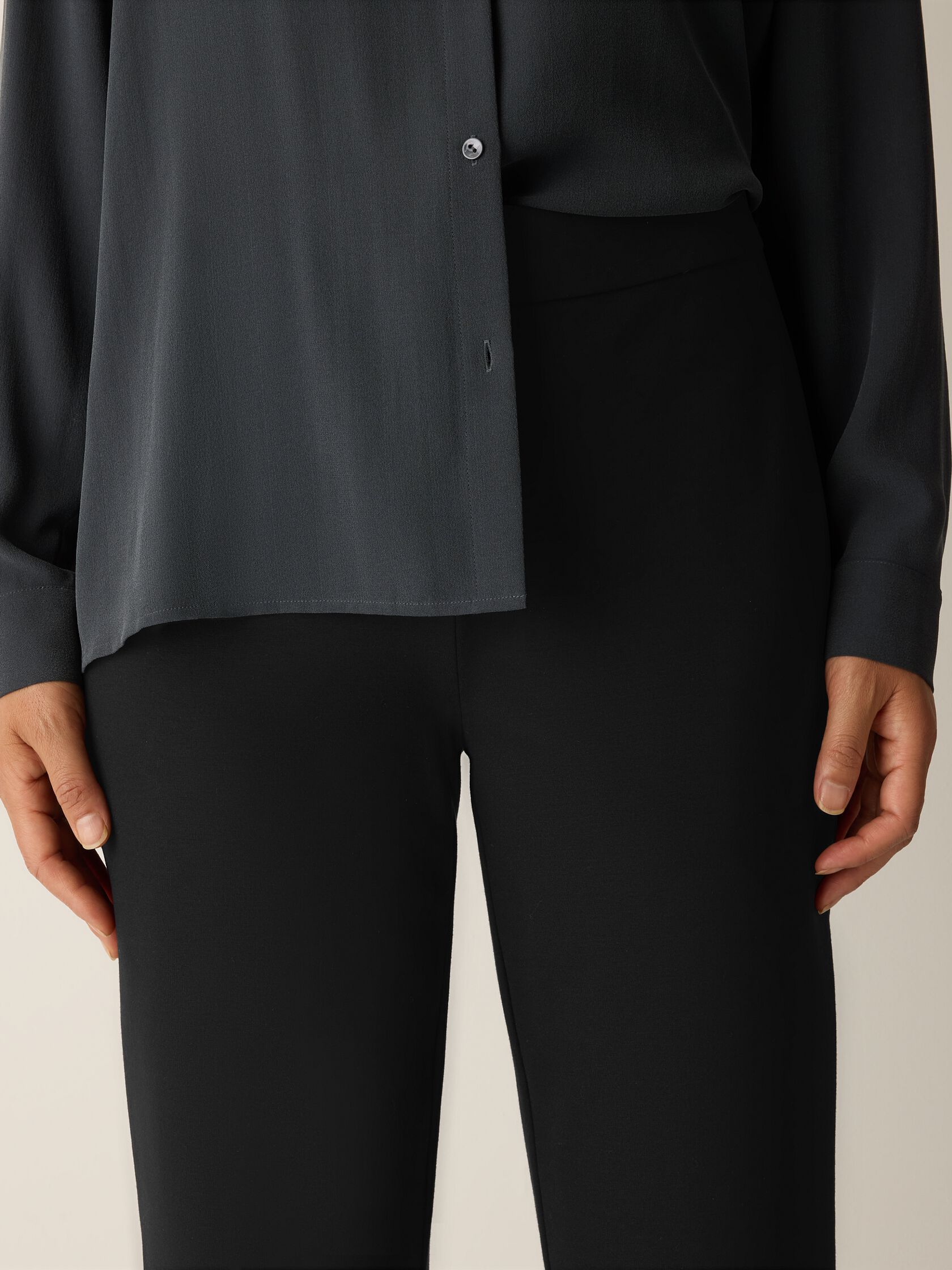 Washable Flex Ponte Straight Pant