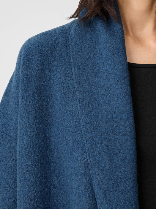 Lightweight Boiled Wool Coat In Responsible Wool | Eileen Fisher
