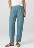 Washed Organic Linen Délavé Lantern Pant