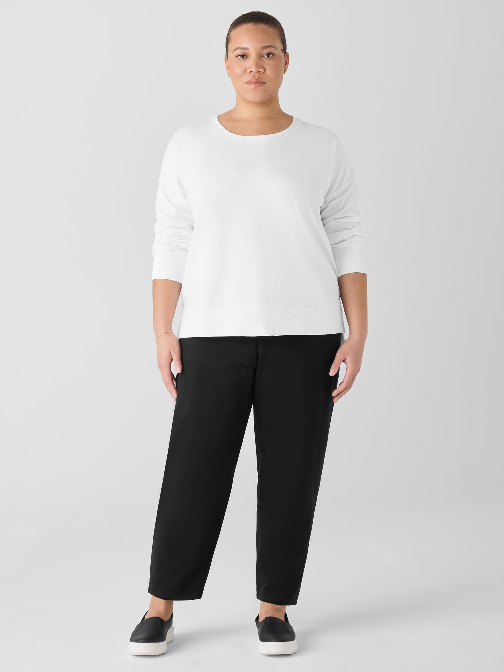 Pima Cotton Stretch Jersey Box-Top