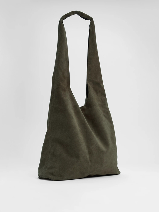 Italian Suede Shopper Tote