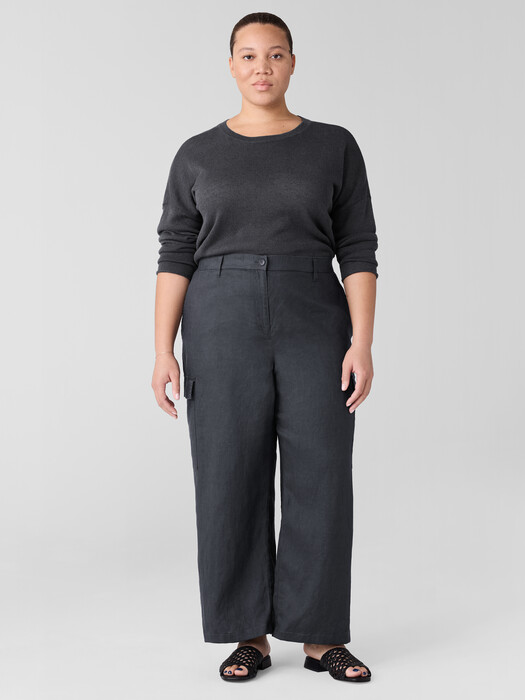 Organic Linen Cargo Pant