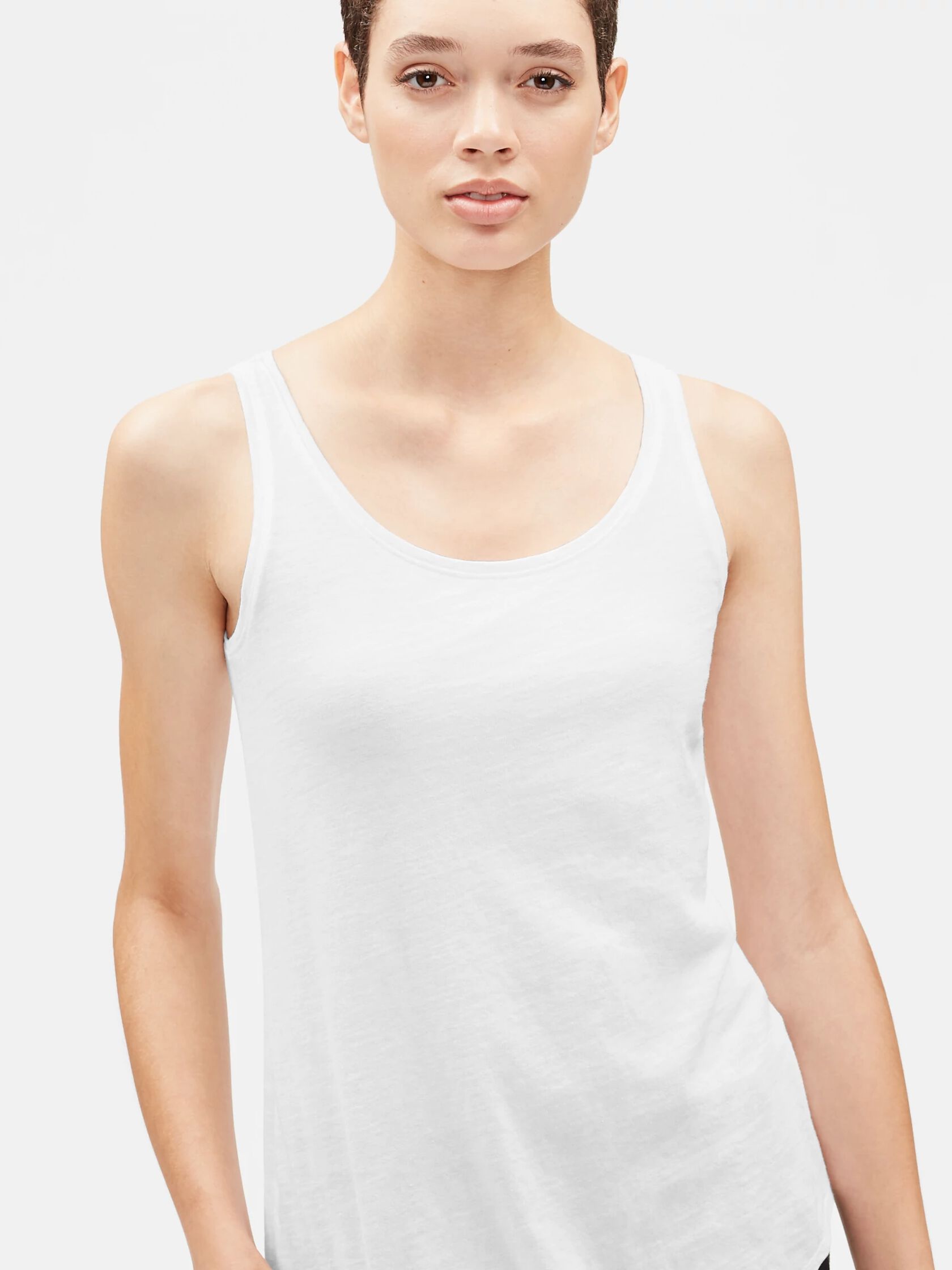 System Organic Cotton Slub Shirttail Shell