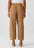 Puckered Organic Linen Lantern Pant