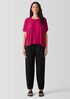 Fine Jersey Crew Neck Box-Top