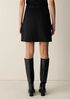 Washable Flex Ponte Flared Mini Skirt
