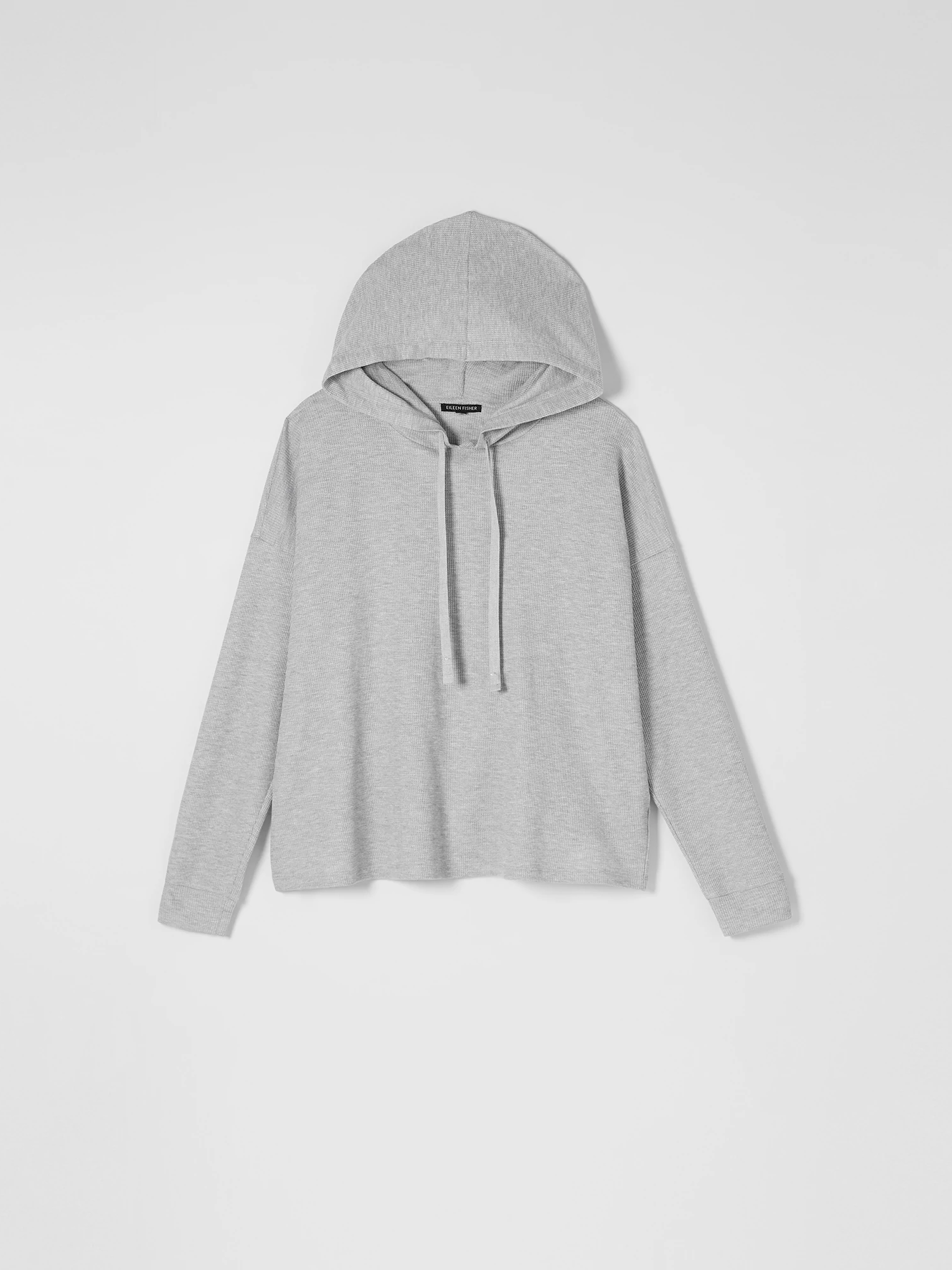 Cozy Waffle Knit Hooded Top
