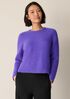 Cashmere Silk Boucle Bliss Crew Neck Top