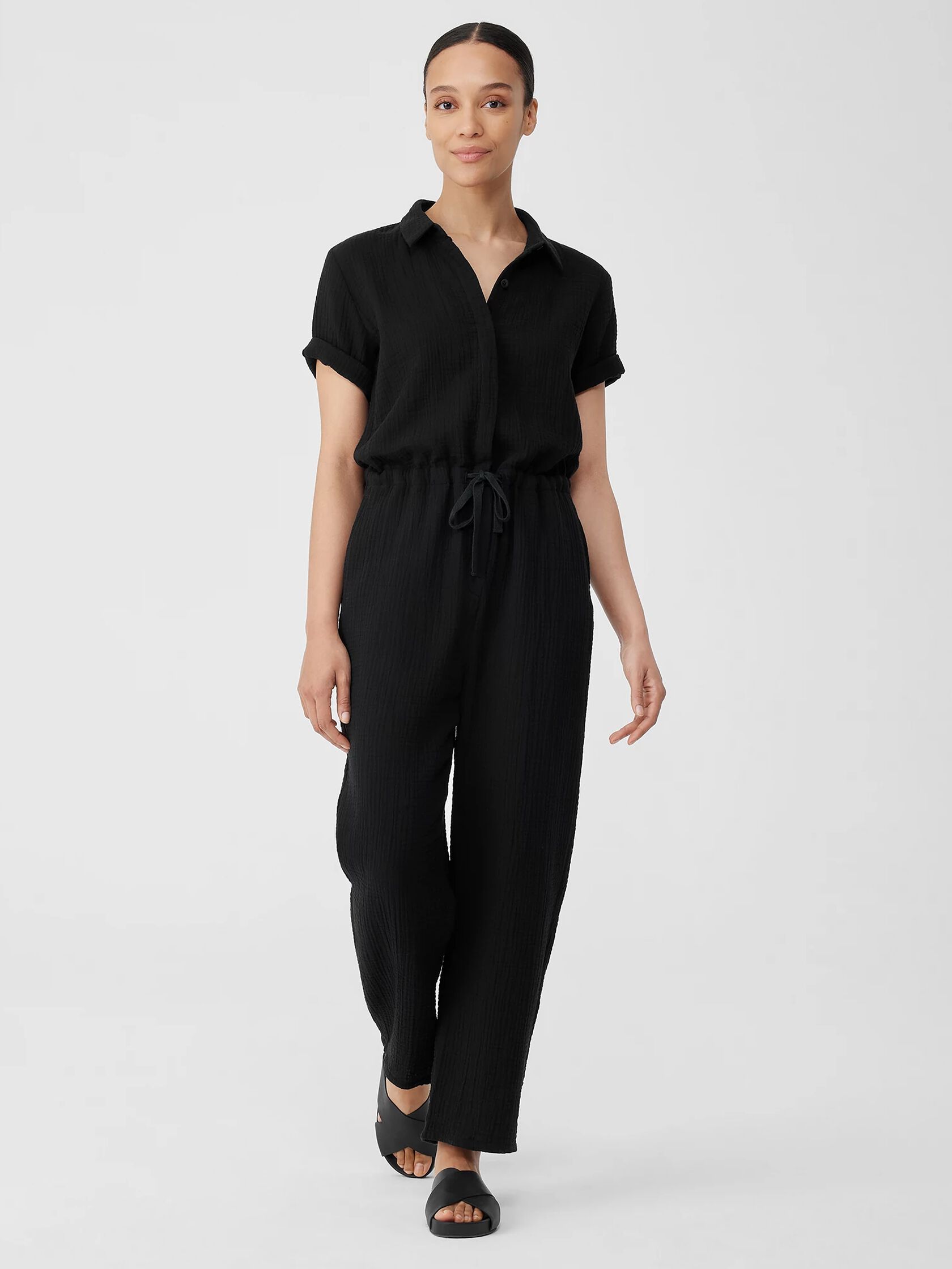 Organic Cotton Gauze Jumpsuit