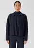 Lightweight Boiled Wool Classic Collar Jacket in Regenerative Wool