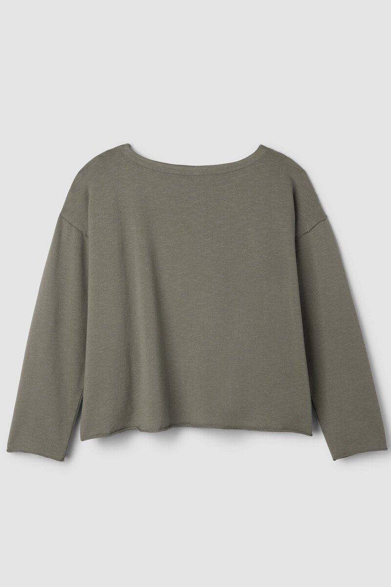 Garment-Dyed Organic Cotton Terry Box-Top Garment-Dyed Organic Cotton Terry Box-Top
