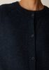 Fine Felted Wool Long Cardigan in Regenerative Wool