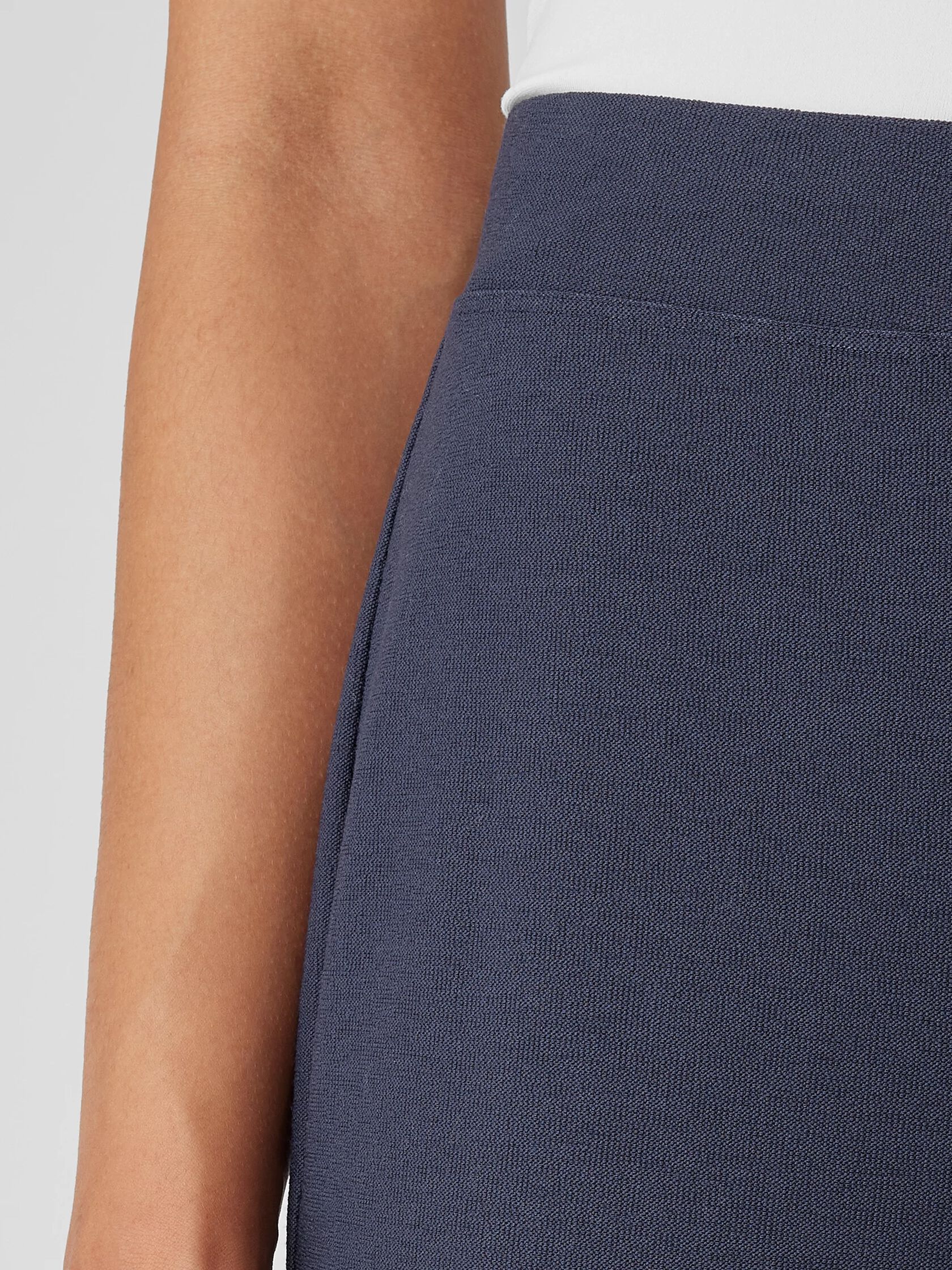 Washable Stretch Crepe Slim Pant