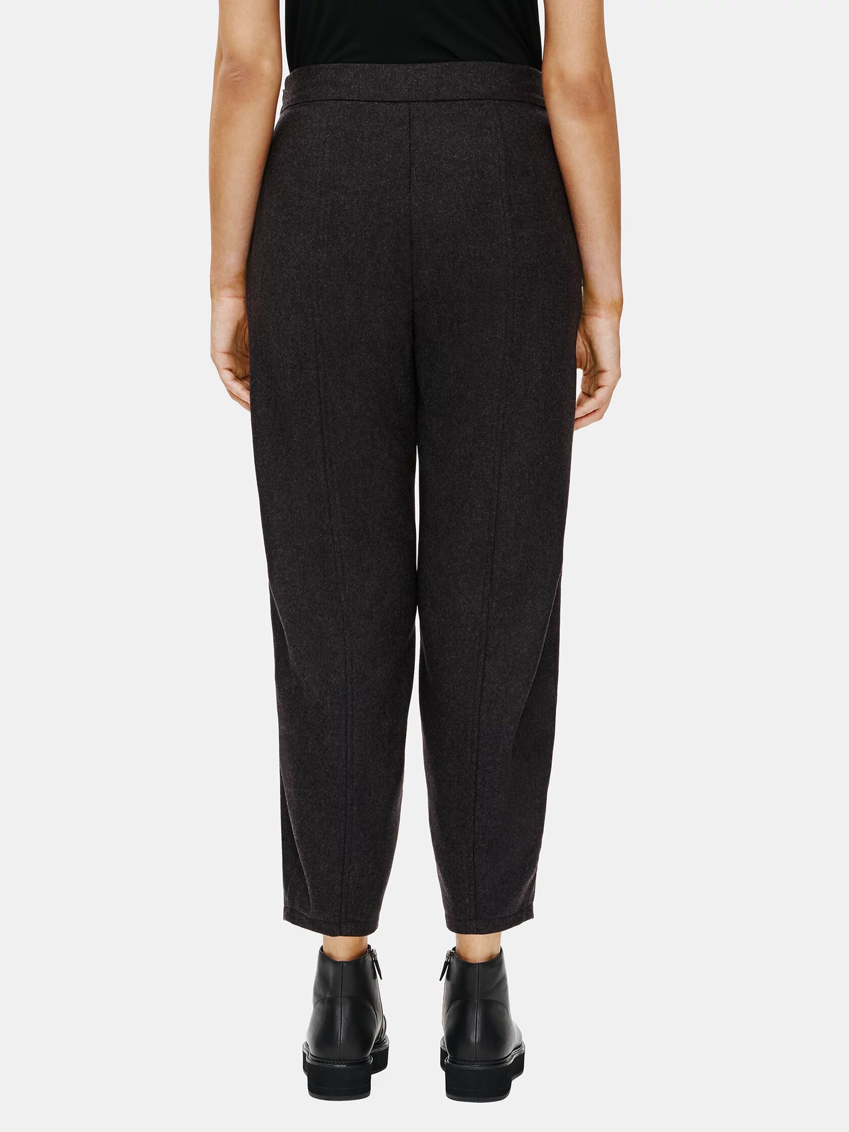 Soft Wool Flannel Lantern Pant