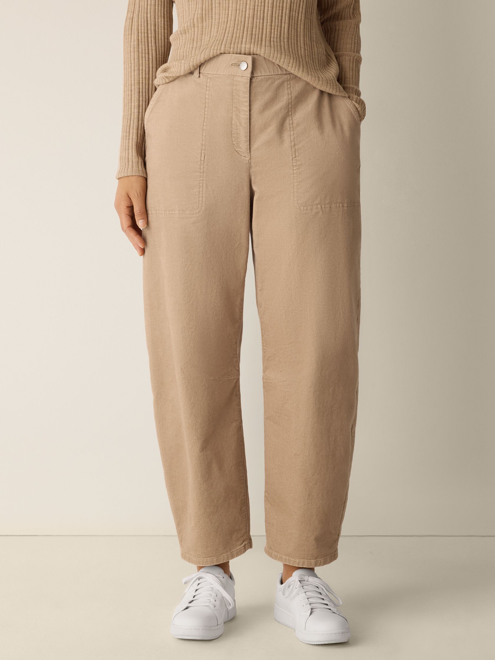 Brushed Organic Cotton Arch Pant