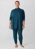 Cozy Brushed Terry Hug High-Waisted Leggings