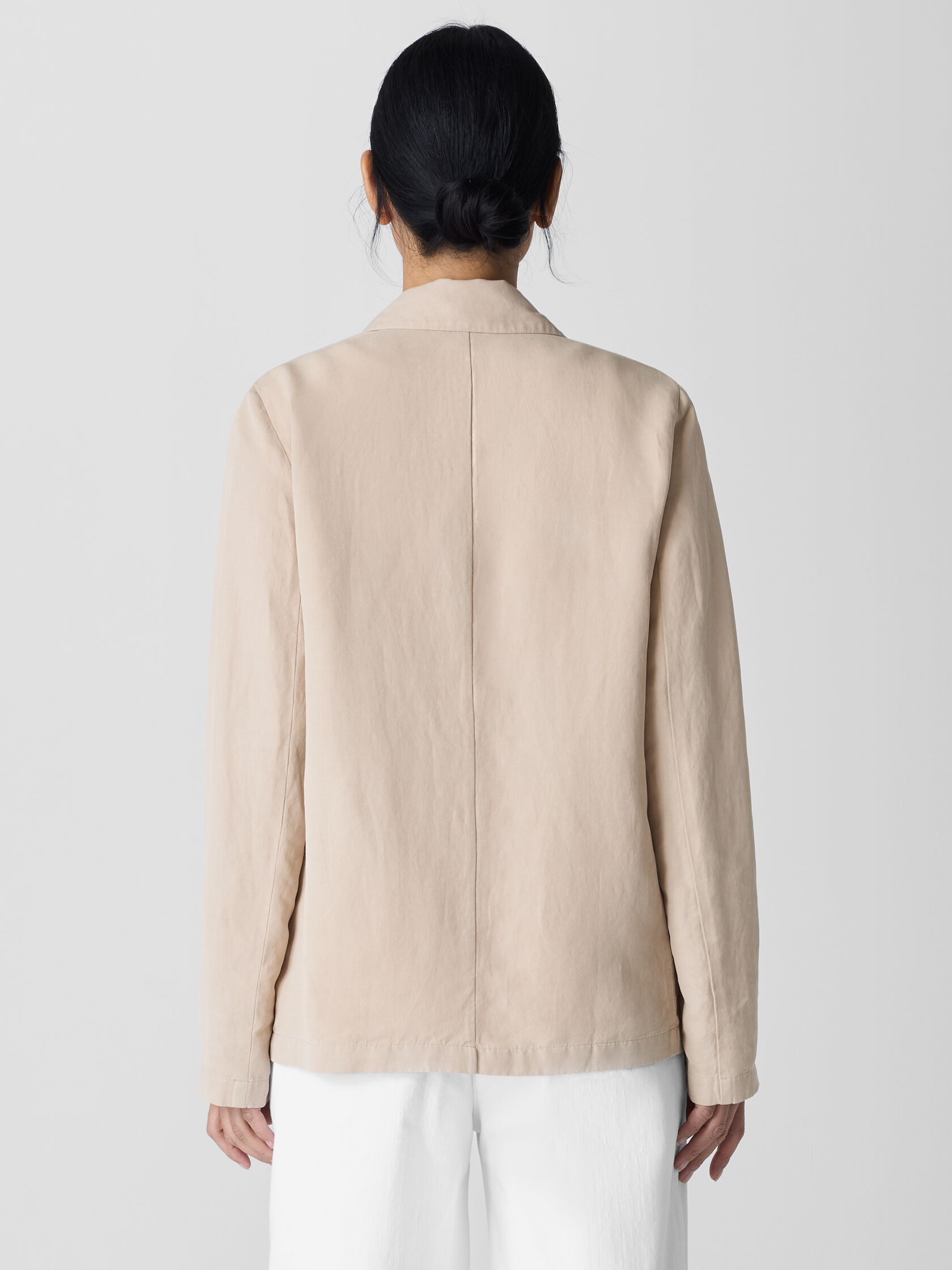 Linen Silk Twill Blazer