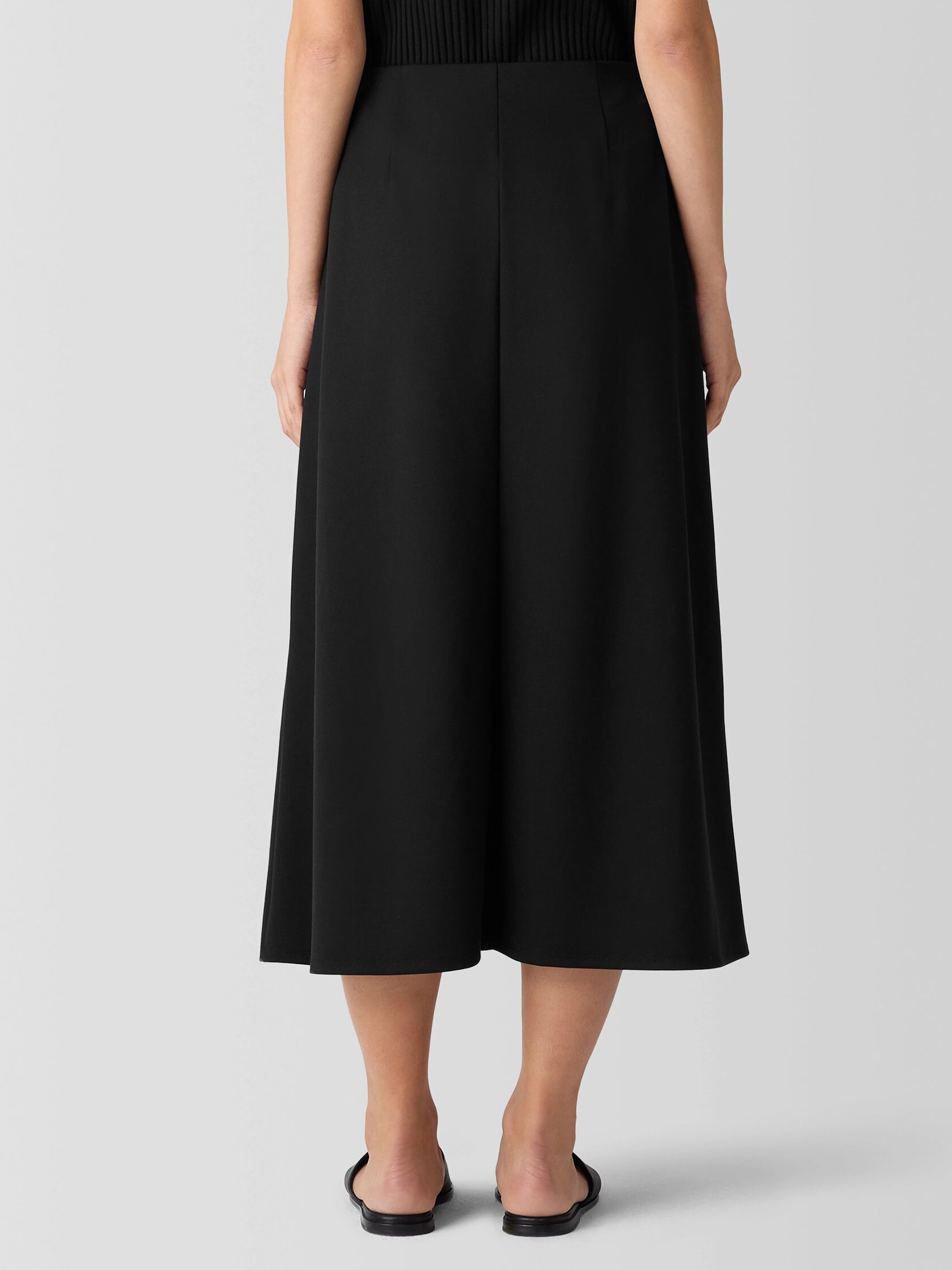 Lightweight Ponte A-Line Skirt