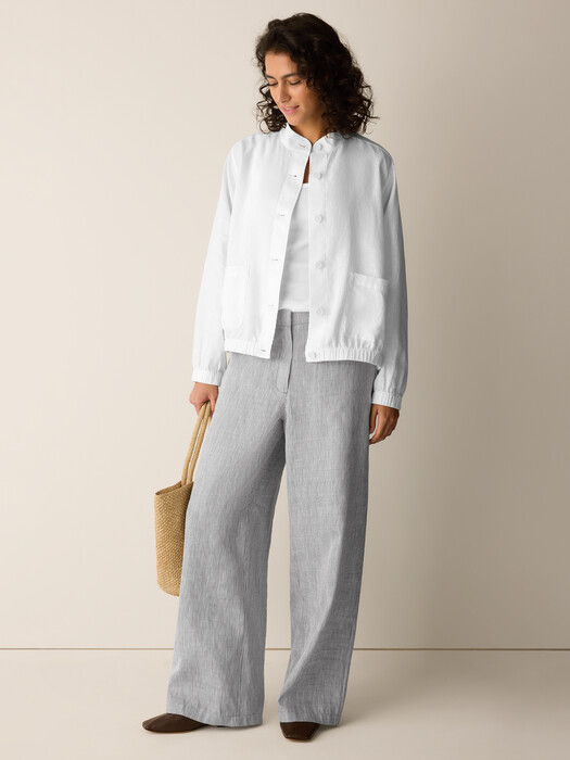 Organic Linen Flight Jacket