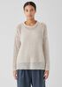 Peruvian Organic Cotton Boucle Crew Neck Top