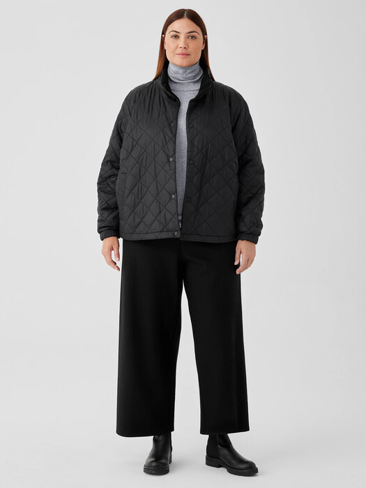 Eggshell Recycled Nylon Reversible Jacket