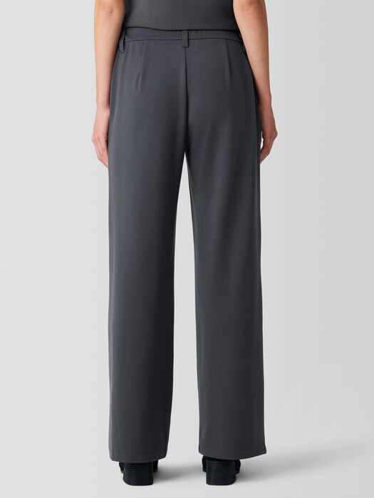 Washable Flex Ponte Wide Trouser Pant