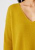 Italian Cashmere V-Neck Long Top