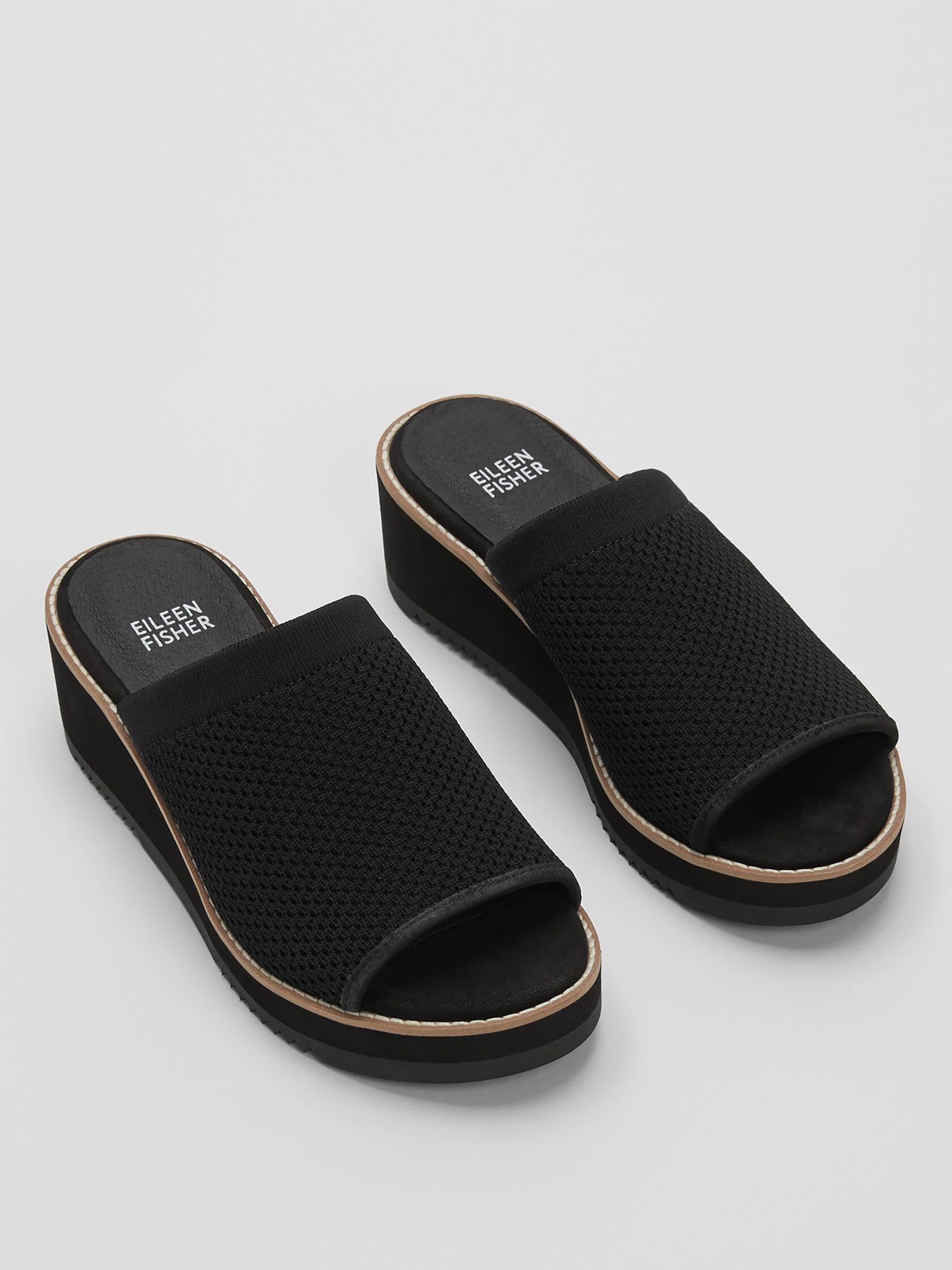 Telly Recycled Stretch Knit Wedge Sandal