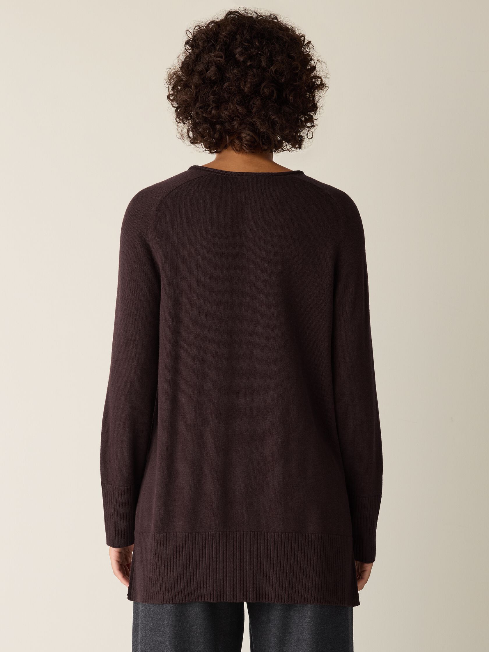 Peruvian Cotton Blend V-Neck Top