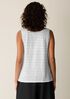 Organic Linen Jersey Stripe Scoop Neck Tank