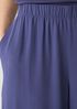 Silk Georgette Crepe Wide-Leg Pant