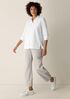 Organic Cotton Poplin Classic Collar Swing Shirt