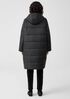 Eggshell Recycled Nylon Long Coat
