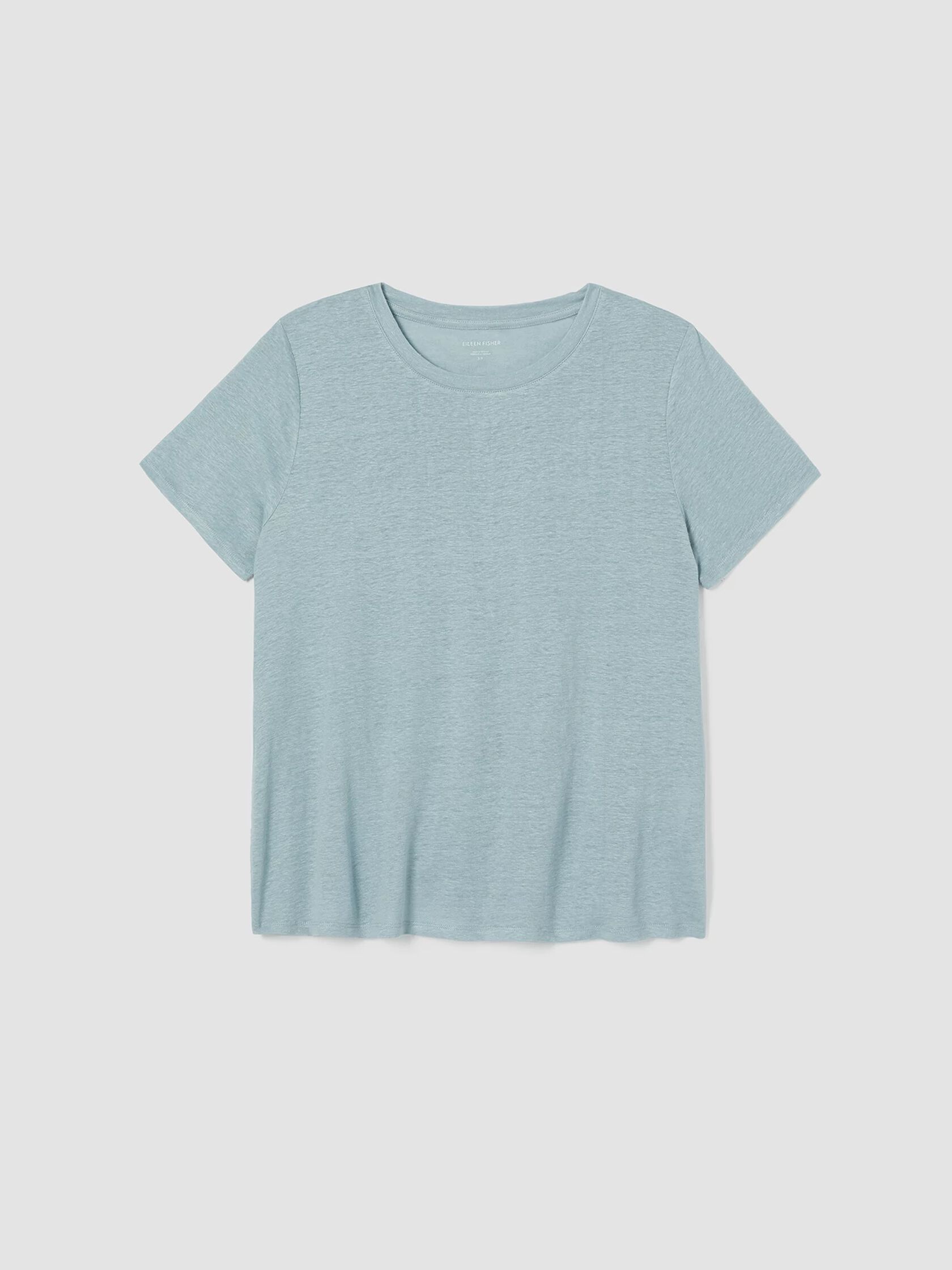 Organic Linen Jersey Crew Neck Tee
